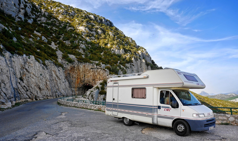 camping car en route vers Verdon 